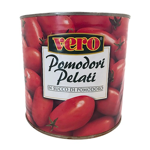 Pomodori Pelati VERO lata 400 g e 2,55 Kg